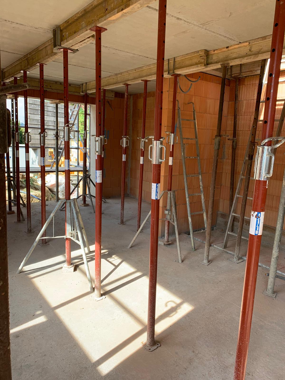 Neubau w&auml;hrend der Rohbauphase